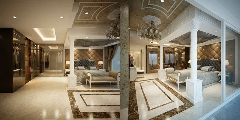 Căn nhà Bích Ngọc đang xây dựng là một ngôi biệt thự 3 tầng được xây dựng theo phong cách hiện đại với tone trắng làm chủ đạo.