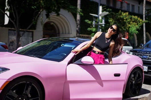 Lúc còn trong thời gian đương nhiệm ngôi vị Hoa hậu Hoàn vũ Việt Nam 2015 ở Việt Nam, Phạm Hương di chuyển bằng xế hộp 2 tỷ đồng là phần thưởng của BTC trao tặng và đi đâu cũng được tài xế đưa đón. Từ ngày sang Mỹ định cư, mỹ nhân gốc Hải Phòng có cuộc sung túc và tự tay điều khiển những chiếc siêu xe đến các buổi tụ tập, gặp gỡ bạn bè.