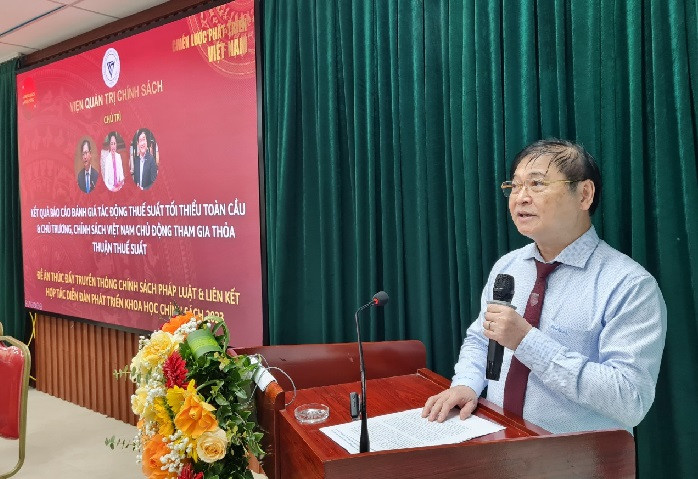 Công bố kết quả báo cáo đánh giá tác động Thuế tối thiểu toàn cầu Cong bo ket qua bao cao danh gia tac dong Thue toi thieu toan cau