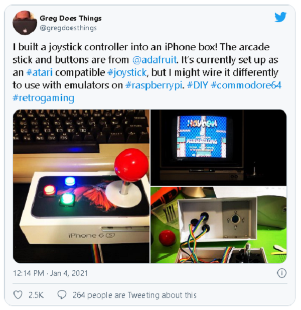 Có rất nhiều người khác chia sẻ về những cách rất thông minh để tái sử dụng lại những chiếc hộp iPhone này như chế tạo một chiếc bàn joystick để chơi game.
