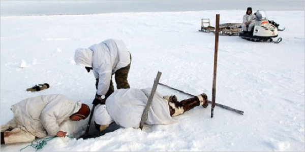 Mặc dù phải sống trong điều kiện thời tiết khắc nghiệt nhất trên thế giới nhưng người Eskimo luôn giữ được tinh thần lạc quan, vui vẻ.