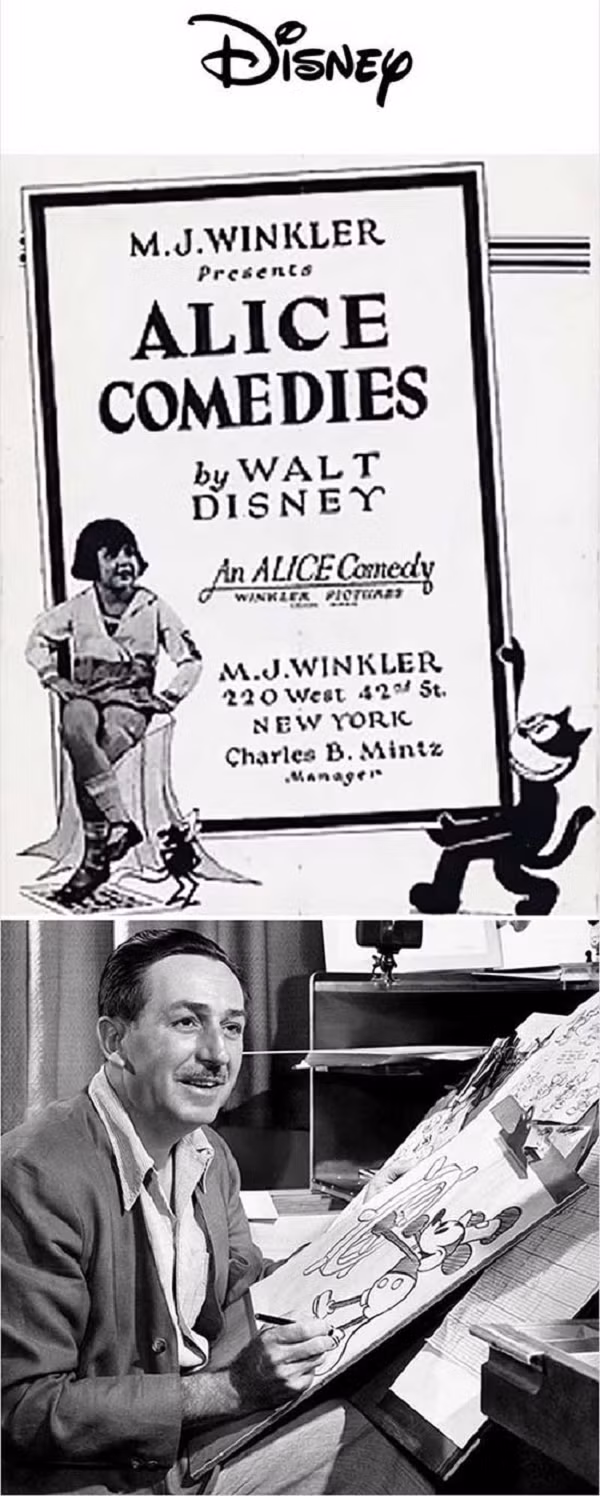 Alice Comedies là một loạt phim hoạt hình do Walt Disney tạo ra vào những năm 1920, trong đó một cô bé người thật tên Alice (ban đầu do Virginia Davis thủ vai) và một chú mèo hoạt hình tên là Julius đã có những chuyến phiêu lưu trong một khung cảnh hoạt hình.