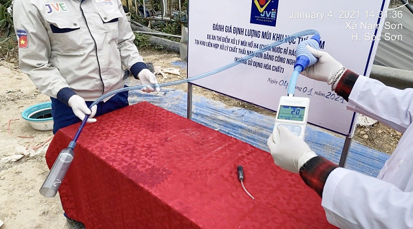 Công nghệ sục khí Nano của Nhật Bản được kỳ vọng là giải pháp sẽ giải quyết tận gốc, triệt để mùi của bãi rác Nam Sơn trong thời gian tới mà không cần sử dụng hóa chất và rất thân thiện với môi trường.