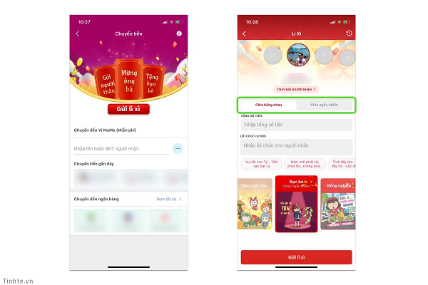 Trong lúc làm những nhiệm vụ, người dùng buộc phải lì xì và đòi lì xì từ bạn bè để hoàn thành nhiệm vụ. Ứng dụng đòi hỏi thời gian tương tác khá nhiều, các bước để phát lì xì phức tạp hơn, dù mang đến "tính năng" trộm lu và đặt bẫy khá vui nhộn.