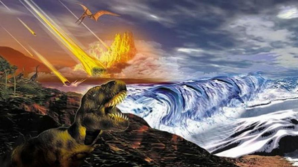 Ở thời điểm cách đây khoảng 65 triệu năm trước, Mặt trăng ở gần Trái đất hơn so với hiện tại rất nhiều. Vì vậy, có thể chỉ trong vòng ít giây, xác của một số khủng long có thể rơi trên Mặt trăng.