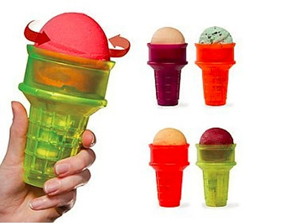 Sản phẩm này cho phép người sử dụng có thể ăn hết cây kem mà không hề phải vận dụng đến tay, họ chỉ đơn giản là liếm kem theo từng vòng xoay của dụng cụ này và có thể ăn uống một cách thoải mái.