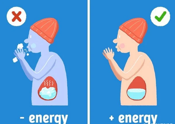 Khi gặp tình huống nguy kịch, bạn không nên ăn tạm tuyết khi quá khát. Lúc này, cơ thể sẽ phải tiêu tốn thêm năng lượng để giữ ấm. Trong trường hợp bần cùng bất đắc dĩ, hãy chờ tuyết tan chảy rồi hãy lấy nước uống.