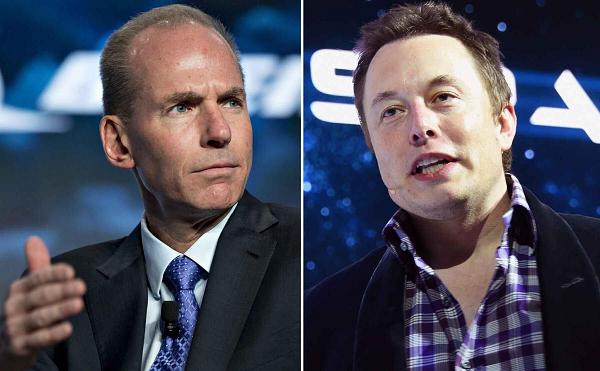 Elon Musk cũng đã lên tiếng "cà khịa" Boieng khi nói chi phí mà hãng này đòi hỏi đối với chương trình đưa phi hành gia lên trạm không gian quốc tế ISS quá cao.