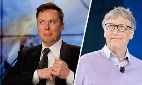 Đối với Bill Gates, người hiện giàu thứ 3 thế giới, Elon Musk cũng từng nói ông "nhàm chán" và "không biết gì về xe tải điện".