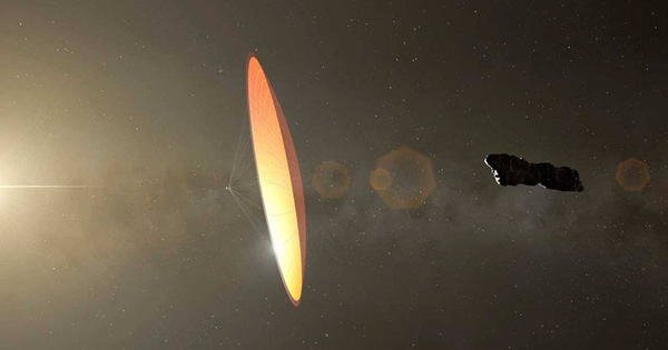 Giáo sư Loeb tin rằng nó đã bị đẩy đi bởi một lực khác chứ không chỉ riêng trọng lực của Mặt trời. Ông và các đồng nghiệp đã đánh giá những số liệu liên quan hình dáng và kích cỡ của Oumuamua và kết luận rằng nó không phải có hình điếu xì gà, mà có thể là một chiếc đĩa độ dày chưa đến 1 milimet với nhiều phần hình cánh buồm.