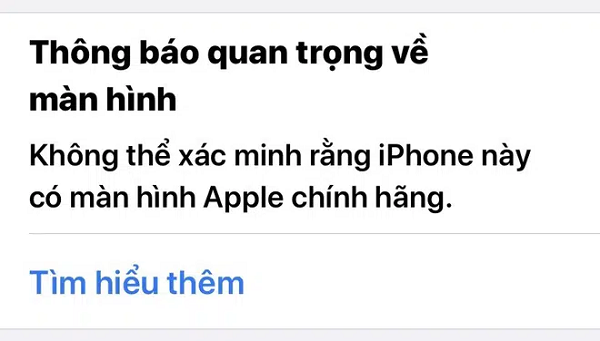 Tuy nhiên, tại Việt Nam, đây không phải là một phương án được nhiều người lựa chọn bởi giá sửa chữa chính hãng quá cao, thời gian sửa chữa lâu hơn đáng kể và các trung tâm sửa chữa chính hãng của Apple tại VN có quy mô lẻ tẻ, không dày đặc như các cửa hàng sửa chữa bên thứ ba.