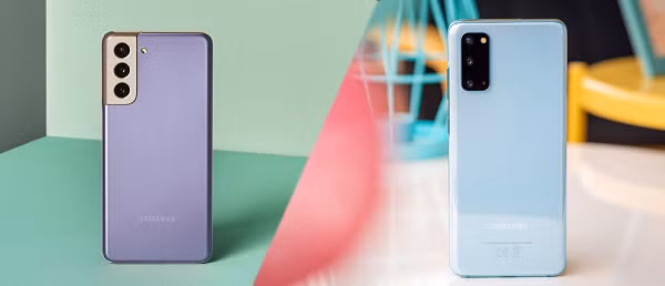 Galaxy S21 là chiếc smartphone có kích thước màn hình nhỏ nhất trong gia đình flagship mới này, với 6,2 inch. Độ phân giải của nó là Full HD+, sử dụng tấm nền Dynamic AMOLED 2X, độ sáng 1300 nits, độ làm tươi 120 Hz (kích hoạt được cả trên Full HD+) và có thể tự điều chỉnh từ 48-120Hz tùy theo ngữ cảnh sử dụng để tối ưu hóa pin hơn.