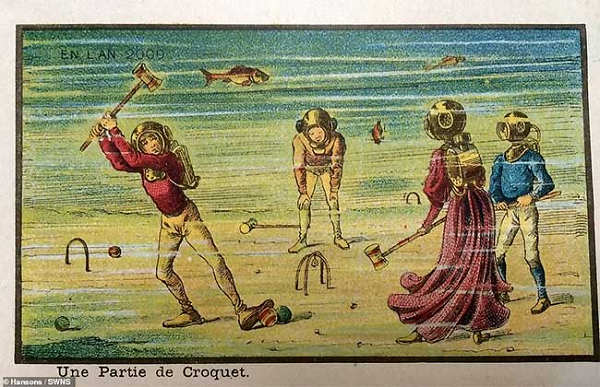 Con người chơi thể thao dưới đáy đại dương.