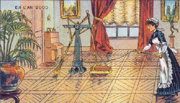 Dụng cụ giống như robot giúp làm việc nhà.