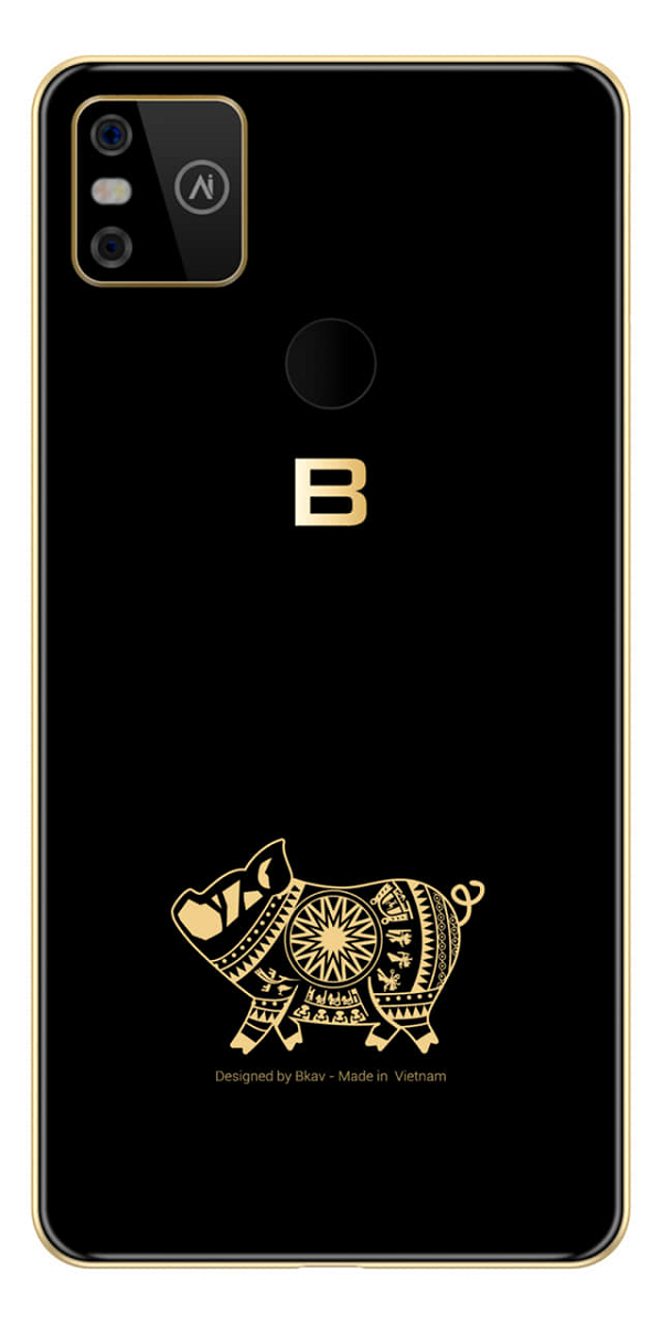 BKAV đã loại bỏ gần như toàn bộ phím vật lý, giúp các cạnh liền mạch, bo tròn. Nút cơ học duy nhất ở cạnh trái lọt thỏm trong khung nhôm, có tác dụng như một nút nguồn, reset máy khi cần hay có thể dùng để tắt/mở màn hình.