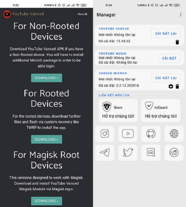 Một trong những ứng dụng hỗ trợ xem YouTube khá phổ biến hiện nay là Vanced nếu không muốn bị làm phiền bởi quảng cáo.