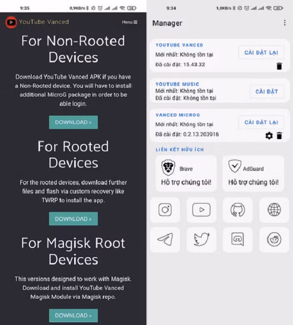 Một trong những ứng dụng hỗ trợ xem YouTube khá phổ biến hiện nay là Vanced nếu không muốn bị làm phiền bởi quảng cáo.