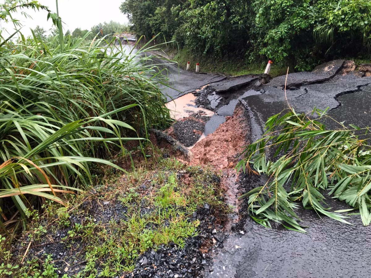 Hai hung QL 15D bi pha huy nhu dong dat, Quang Tri hop khan-Hinh-3