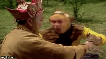 Chứng kiến cảnh đệ tử thẳng tay đoạt mạng người khác, Đường Tăng vô cùng bất ngờ. Vị cao tăng đã giáo huấn đồ đệ của mình rằng: "Đã nghe ta, làm đồ đệ của ta thì không được sát sinh. Ngươi làm như vậy làm sao đến được đất Tây Thiên bái Phật. Nhà ngươi chẳng nghĩ phải trái giết tất cả, không có một lòng từ bi hiếu sinh nào. Ác quá".