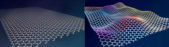 Như vậy mỗi mảnh áo khoác này sẽ là một cấu trúc chắc chắn của 100 lớp graphene, nhưng vẫn đủ nhẹ nhàng 100 lớp nguyên tử thật ra vẫn rất mỏng.