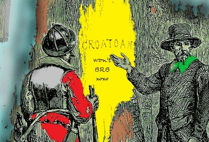 Thay vì ở lại, ông đã quay về Anh, cầu viện Sir Walter Raleigh tài trợ cho một chuyến thám hiểm xuyên Đại Tây Dương tìm lại những đồng bào của mình. Tuy nhiên, cầu viện thất bại khiến cho John White không bao giờ có cơ hội trở lại Tân Thế Giới nữa. Cũng từ đó, số phận của 115 con người di cư, trong đó có con gái và cháu gái của John White, bị khoảng cách của đại dương và địa lý cho chìm dần vào quên lãng...