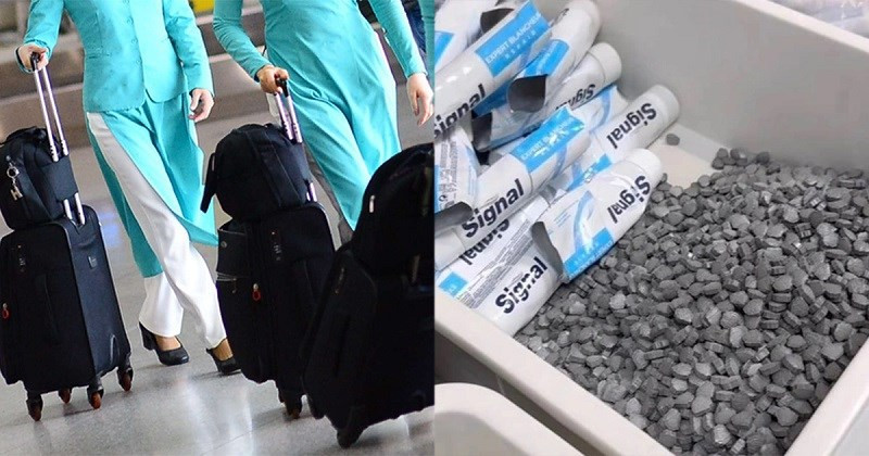 Như đã thông tin, lúc 8h45 sáng 16/3, thông qua công tác soi chiếu hàng hóa thường nhật, Chi cục Hải quan cửa khẩu Sân bay quốc tế Tân Sơn Nhất phát hiện lô hàng hóa khoảng 60kg, gồm 4 vali của nhóm 4 tiếp viên Vietnam Airlines có nghi vấn. Hải quan sân bay phối hợp với lực lượng Bộ Công an, Công an TP HCM tiến hành kiểm tra, phát hiện trong 4 vali, ngoài các vật dụng cá nhân, có tổng cộng 327 tuýp kem đánh răng (chưa mở nắp, nhiều nhãn hiệu khác nhau, mỗi tuýp được đựng trong một hộp giấy riêng lẻ) và 17 chai nước súc miệng.