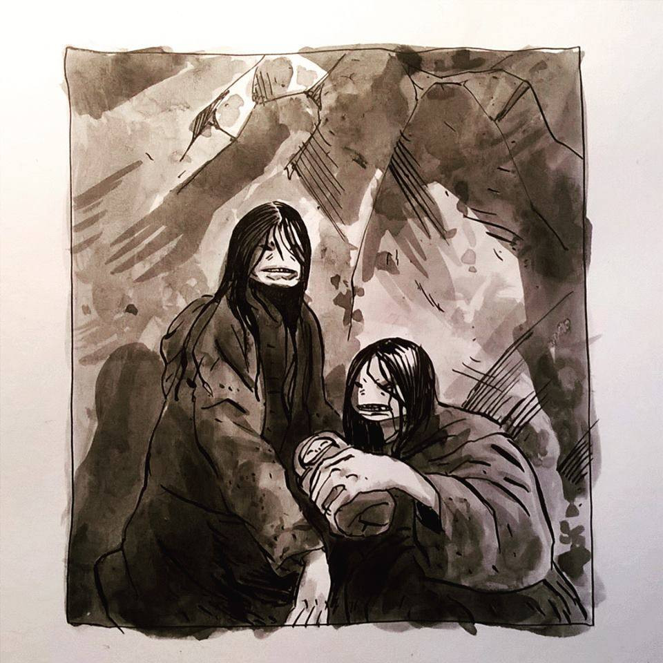 Người dân địa phương còn truyền tai nhau về việc sinh vật bí ẩn Qallupilluit phát ra tiếng vo ve cùng những âm thanh bí ẩn khiến nạn nhân tò mò, hiếu kỳ và lại gần. Ảnh: mythlok.com.