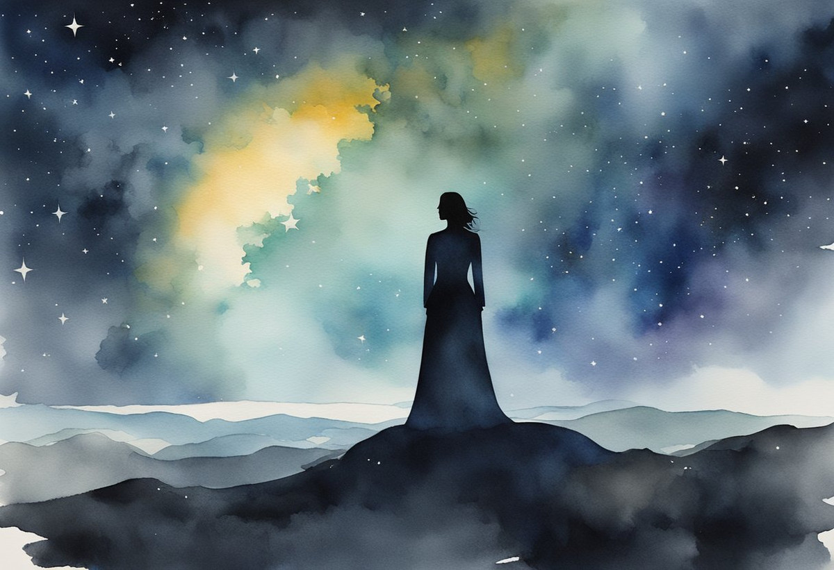 Nữ thần Nyx và người anh trai Erebus yêu nhau, có một số con chung Ngoài ra, bà cũng có thể tự mình tạo ra một số đứa con của mình mà không cần bạn đời. Ảnh: witchymagicks.