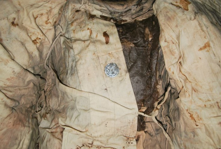 Loại vữa thông thường được làm từ cát, hồ nhão, vôi bột, khá giống với những thành phần mà nhóm khoa học tìm thấy. Nhờ vậy, xác ướp được bảo quản gần như nguyên vẹn theo thời gian. Ảnh: Gu Xiangzhong, Xinhua/Corbis.