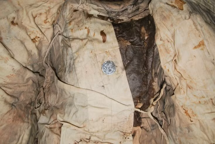 Loại vữa thông thường được làm từ cát, hồ nhão, vôi bột, khá giống với những thành phần mà nhóm khoa học tìm thấy. Nhờ vậy, xác ướp được bảo quản gần như nguyên vẹn theo thời gian. Ảnh: Gu Xiangzhong, Xinhua/Corbis.