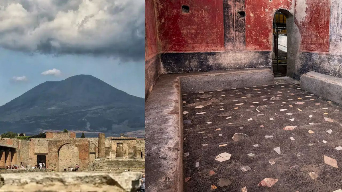 Thông qua phân tích cấu trúc khu phức hợp tắm nước nóng cùng các hiện vật được tìm thấy tại đây, các nhà khảo cổ tin rằng, chủ nhà và khách có thể đã tắm trước khi cùng ngồi ăn tối, uống rượu, trò chuyện, vui đùa... Ảnh: entrevue.fr.