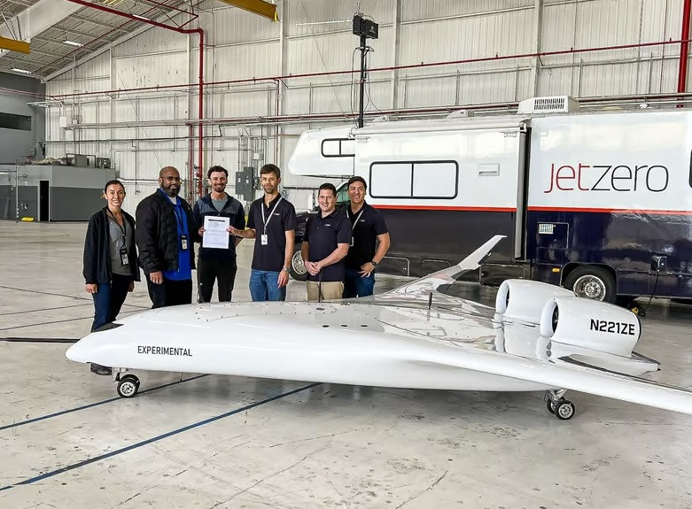 Kích thước của động cơ cũng được giảm xuống, nhờ trọng lượng và lực cản giảm. Điều này nghĩa là máy bay sẽ chở được nhiều hành khách hơn dù có kích thước nhỏ. Ảnh: JetZero.