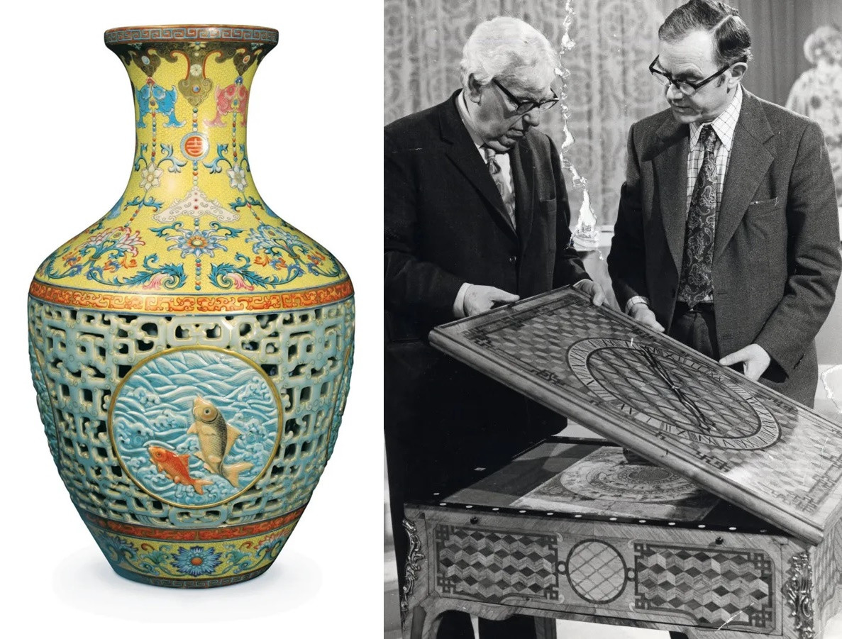 Sau khi hai vợ chồng qua đời, người con trong gia đình của họ đã tìm thấy chiếc bình. Vào năm 2010, người chủ chiếc bình nhờ các chuyên gia của nhà đấu giá Bainbridges kiểm tra và nhận được câu trả lời về giá trị thực sự của hiện vật vốn tưởng là đồ giả. Để xác nhận tính chính xác, họ đề xuất người chủ gửi món đồ này đến Câu lạc bộ Nghệ thuật London kiểm tra lần nữa. Ảnh: PA/BBC.