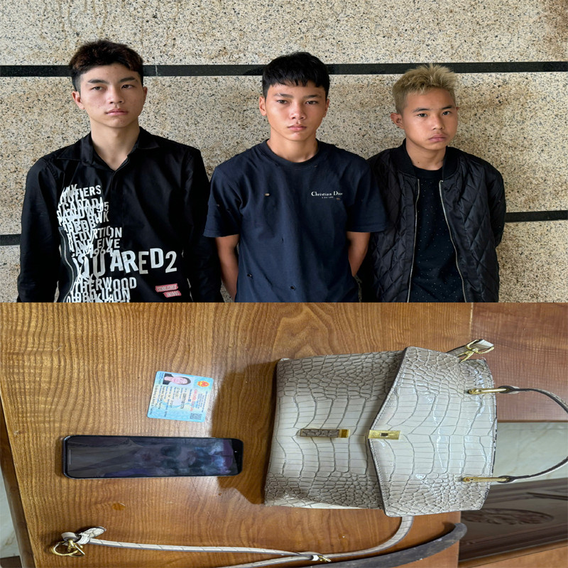 Bắt nhóm đối tượng cướp tài sản của nhiều phụ nữ đi đường Bat nhom doi tuong cuop tai san cua nhieu phu nu di duong