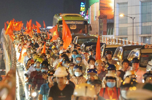 Truoc gio U23 Viet Nam “xuat tran”, CSGT TP HCM ra thong bao khan.-Hinh-2