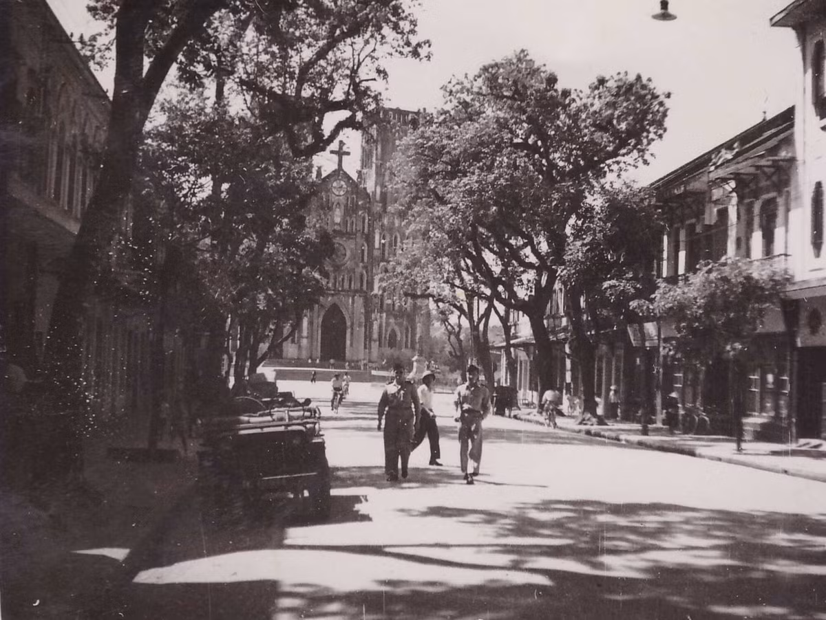 Trên phố Nhà Thờ một ngày nắng. Ảnh: Robert Tison.