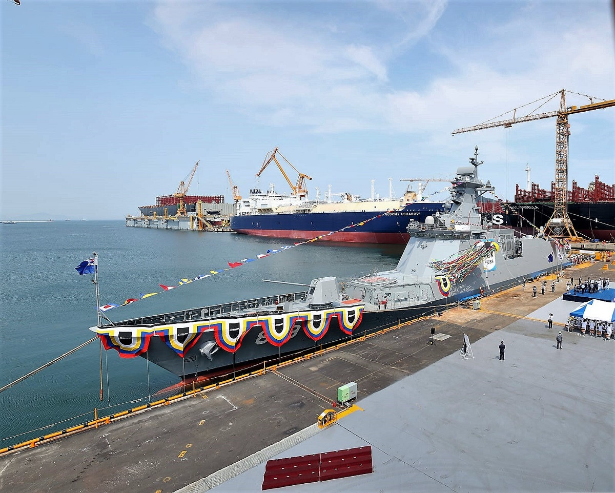 Lớp khinh hạm Daegu của Hàn Quốc là lớp tàu hộ vệ tên lửa được quốc gia này tự thiết kế, nâng cấp dựa trên các khinh hạm lớp Incheon trước đây. Nguồn ảnh: Chosul.