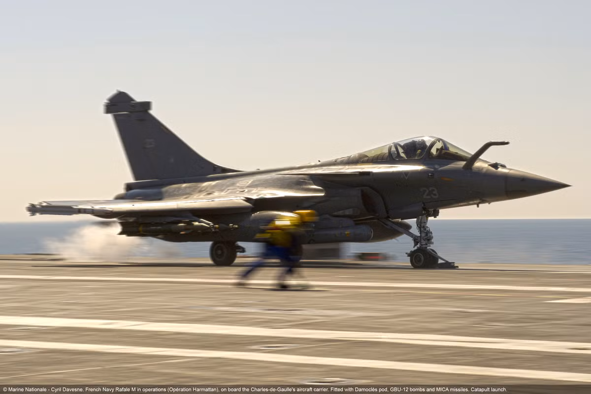 Ấn Độ hiện đang là một trong số bốn quốc gia trên thế giới sử dụng các tiêm kích Rafale đắt đỏ trong biên chế của mình. Các quốc gia này bao gồm Pháp, Ai Cập, Qatar và Ấn Độ. Nguồn ảnh: Arme d'air.