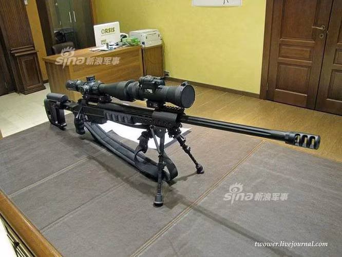 Tùy vào từng phiên bản khác nhau mà súng bắn tỉa ORSIS T-5000 sẽ có cỡ nòng và độ dài nòng súng khác nhau. Phiên bản tiêu chuấn sử dụng cỡ nòng 7,62x51mm với độ dài nòng súng 660 mm, tương đương với 55% tổng chiều dài của súng. Nguồn ảnh: Sina.
