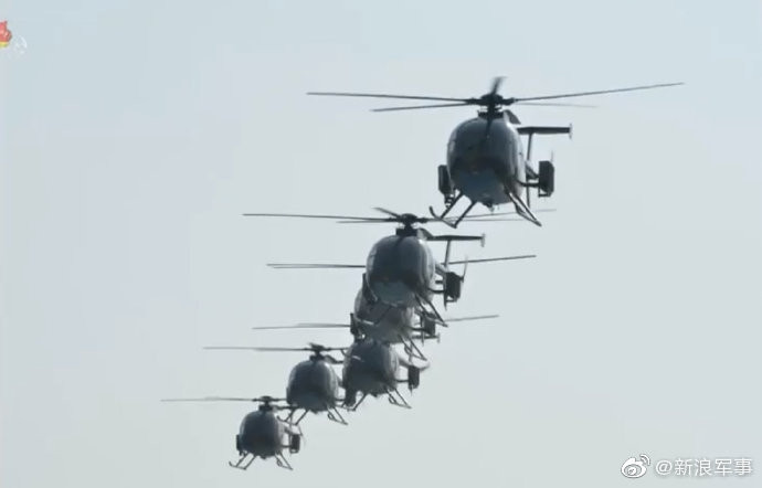 Ngoài ra, cuộc tập trận này của Triều Tiên cũng có sự tham gia của các máy bay trực thăng cùng lực lượng đặc nhiệm tham gia diễn tập đổ bộ đường không. Nguồn ảnh: Sina.