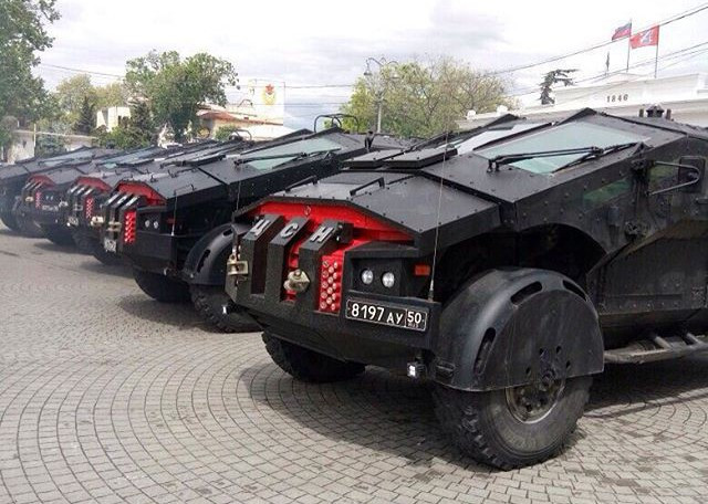 Falcatus được xây dựng trên khung gầm xe tải 4x4 KamAZ-4911, có thể chở 10 binh sĩ trang bị đầy đủ.