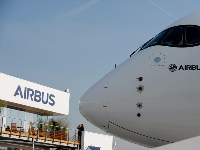 Đứng ở vị trí thứ 7 là Airbus group - tập đoàn chuyên sản xuất máy bay các loại cũng được coi là "có số má" trong lĩnh vực sản xuất máy bay quân sự. Nguồn ảnh: BI.