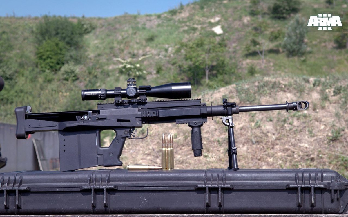 Khẩu súng bắn tỉa công phá có thiết kế cực kỳ "bá đạo" này có tên GM6 Lynx, súng được thiết kế bởi Hungary trong thời gian từ năm 1987 tới năm 1990. Nguồn ảnh: Pinterest.