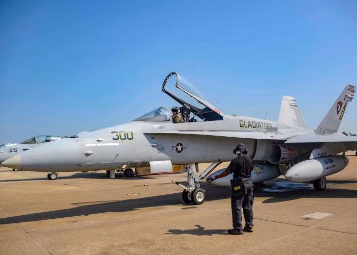 Không chỉ thay đổi khả năng tác chiến dưới mặt đất, tiêm kích F/A-18 còn chính là loại chiến đấu cơ khiến lực lượng hải quân phải thay đổi. Nguồn ảnh: BI.