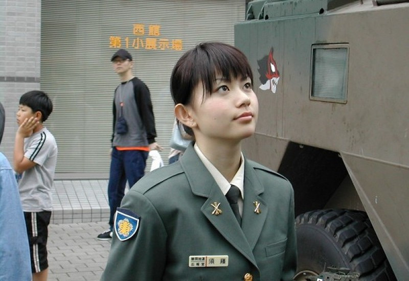 Nữ quân nhân Nhật Bản.