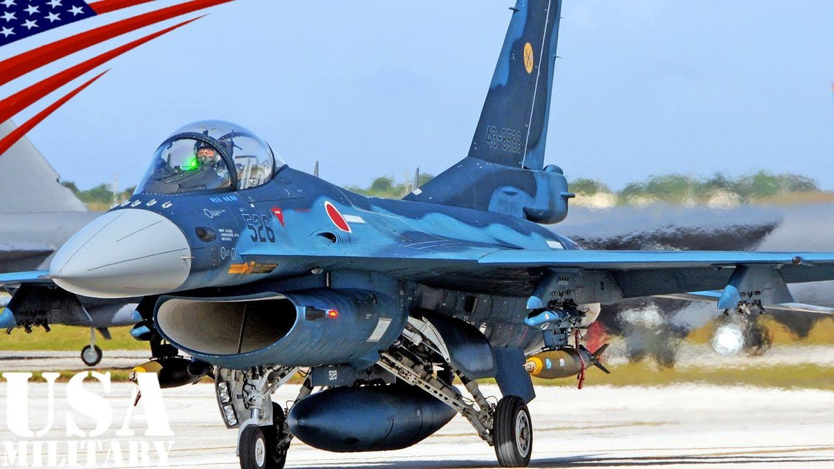 Việc được tối ưu hoá khả năng chống hạm tốt hơn các phiên bản F-16 do Mỹ sản xuất được cho là một trong những yếu tố cực kỳ "đáng tiền" của tiêm kích F-2 khiến Việt Nam nên cân nhắc chọn mua dàn tiêm kích này trong tương lai nếu Nhật rao bán. Nguồn ảnh: USAmilitary.