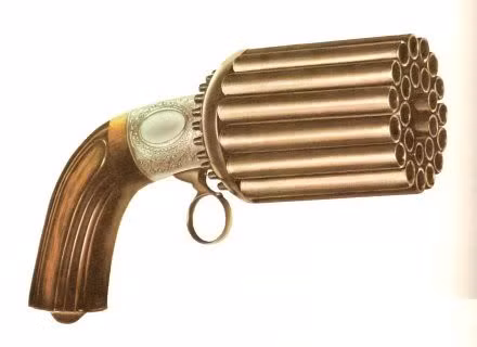 Dựa vào thiết kế ban đầu của Pepperbox, người ta tạo ra nhiều phiên bản khác nhau của súng. Phiên bản tiêu chuẩn chỉ có 6 nòng nhưng một số khẩu Pepperbox có tới 18 hay thậm chí 24 nòng, tương ứng với số viên đạn mà súng có thể bắn ra.