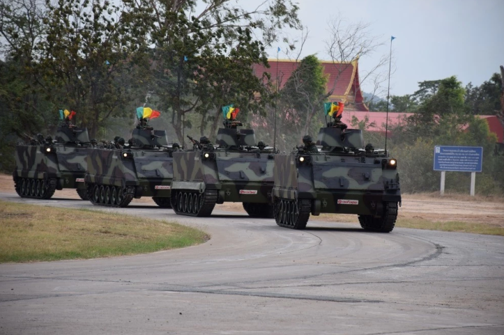 Xe thiết giáp M113 - loại thiết giáp nổi danh từ Chiến tranh Việt Nam tới nay vẫn được Thái Lan sử dụng trong biên chế của mình. Nguồn ảnh: QQ.