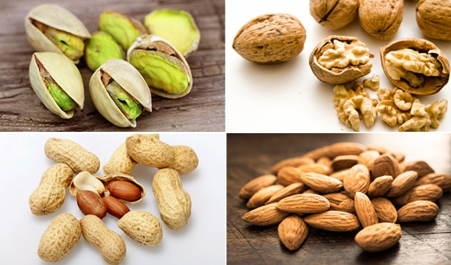 Ngoài ra, các loại hạt là thực phẩm tốt nhất để đánh bại sự mệt mỏi và giải tỏa cơn đói. Ảnh: healthplus.