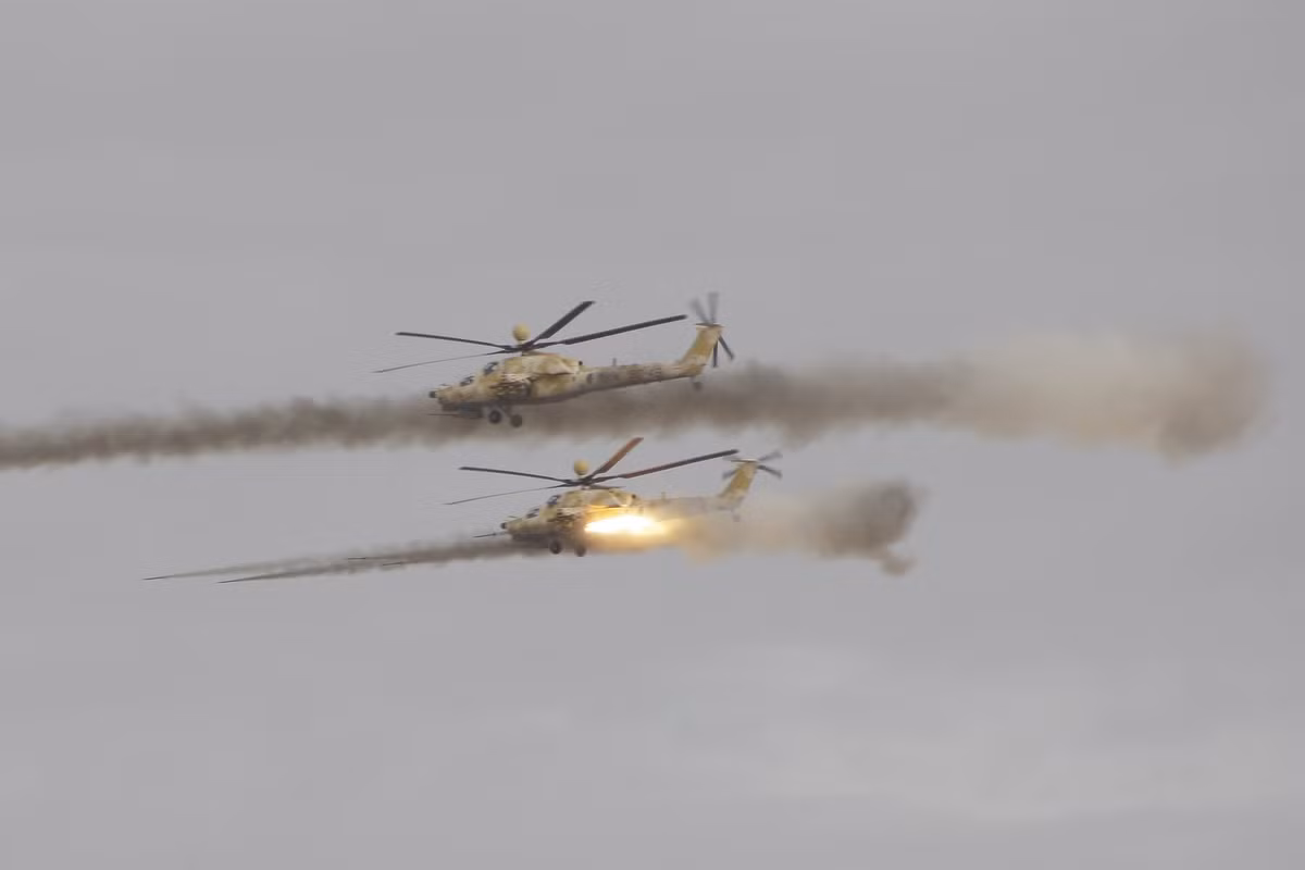 Algeria hiện là quốc gia sử dụng Mi-28NE nhiều thứ 2 ngoài Nga. Nguồn ảnh: BMPD